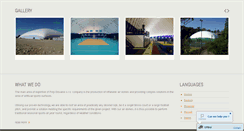Desktop Screenshot of airdomes.eu