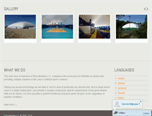 Tablet Screenshot of airdomes.eu